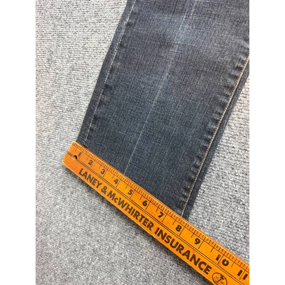 Vintage Y2K 7 For All Mankind Jeans Womens 28 Low Rise Bootcut Gray Black USA - Picture 7 of 15